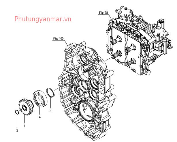 Trục truyền động di chuyển số 2